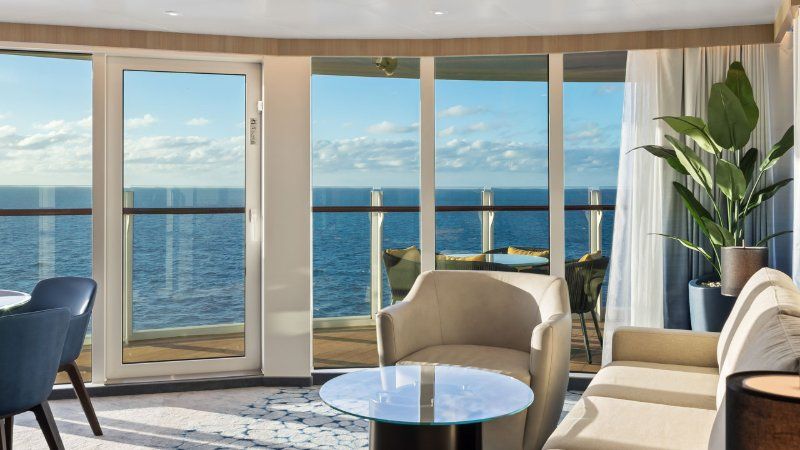 Suite AquaTheater com varanda grande – 2 quartos