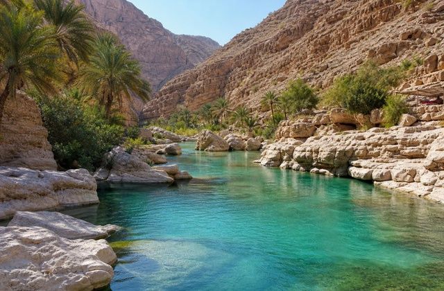 Em Wadi Shab ou Wadi Tiwi