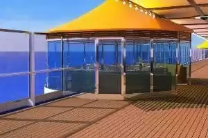 Terraço sobre o Mar