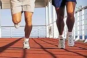 Pista de corrida e caminhada