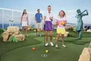 Parcours de mini-golf