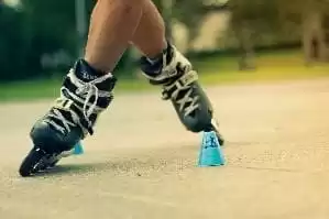 Piste de patins à roulettes