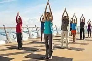 Gymnase de dernière génération, cours de yoga et de tai-chi, entre autres.