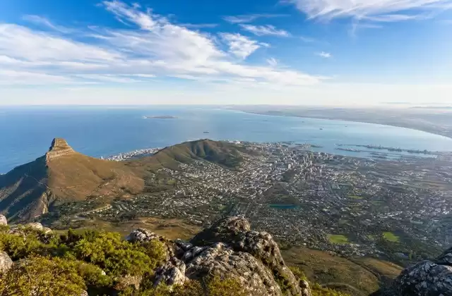 Do alto de Table Mountain