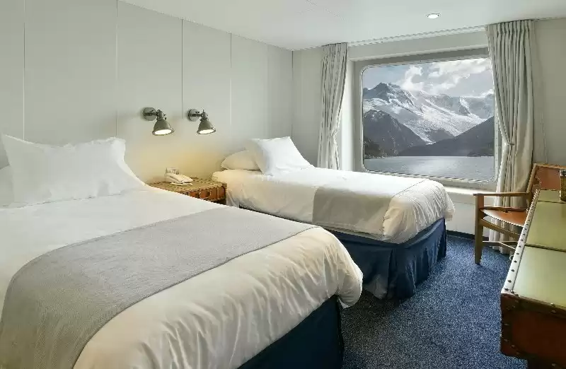 Cabine vista mar Twin