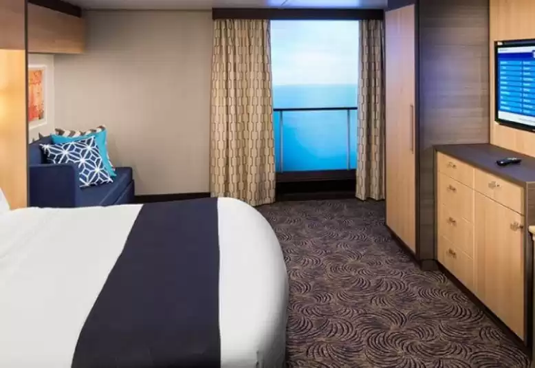 Cabine interna com varanda virtual