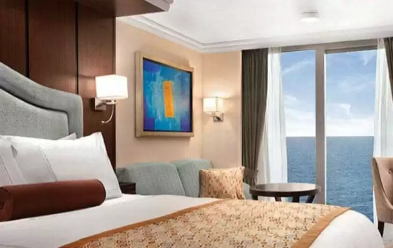 Cabina Deluxe com vista para o mar