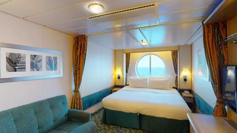 Cabine com vista para o mar