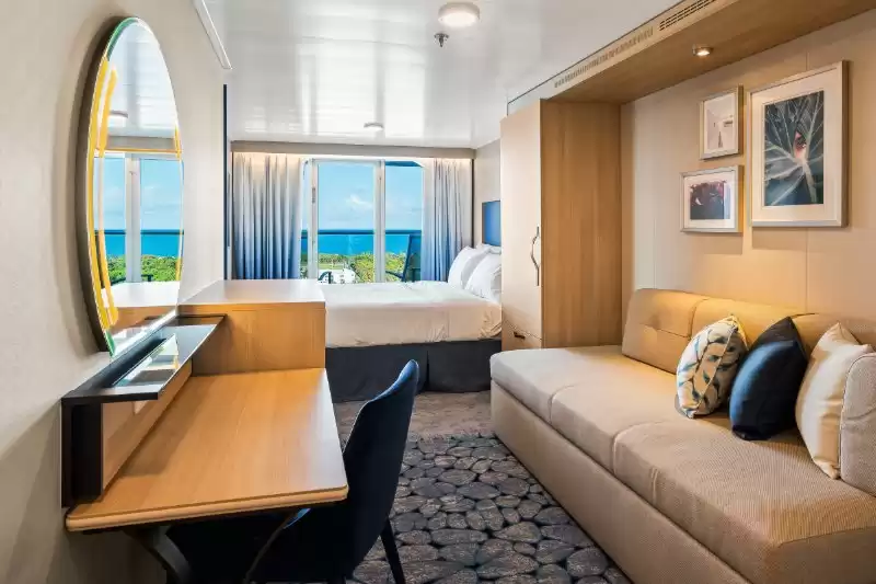 Cabine com varanda garantida